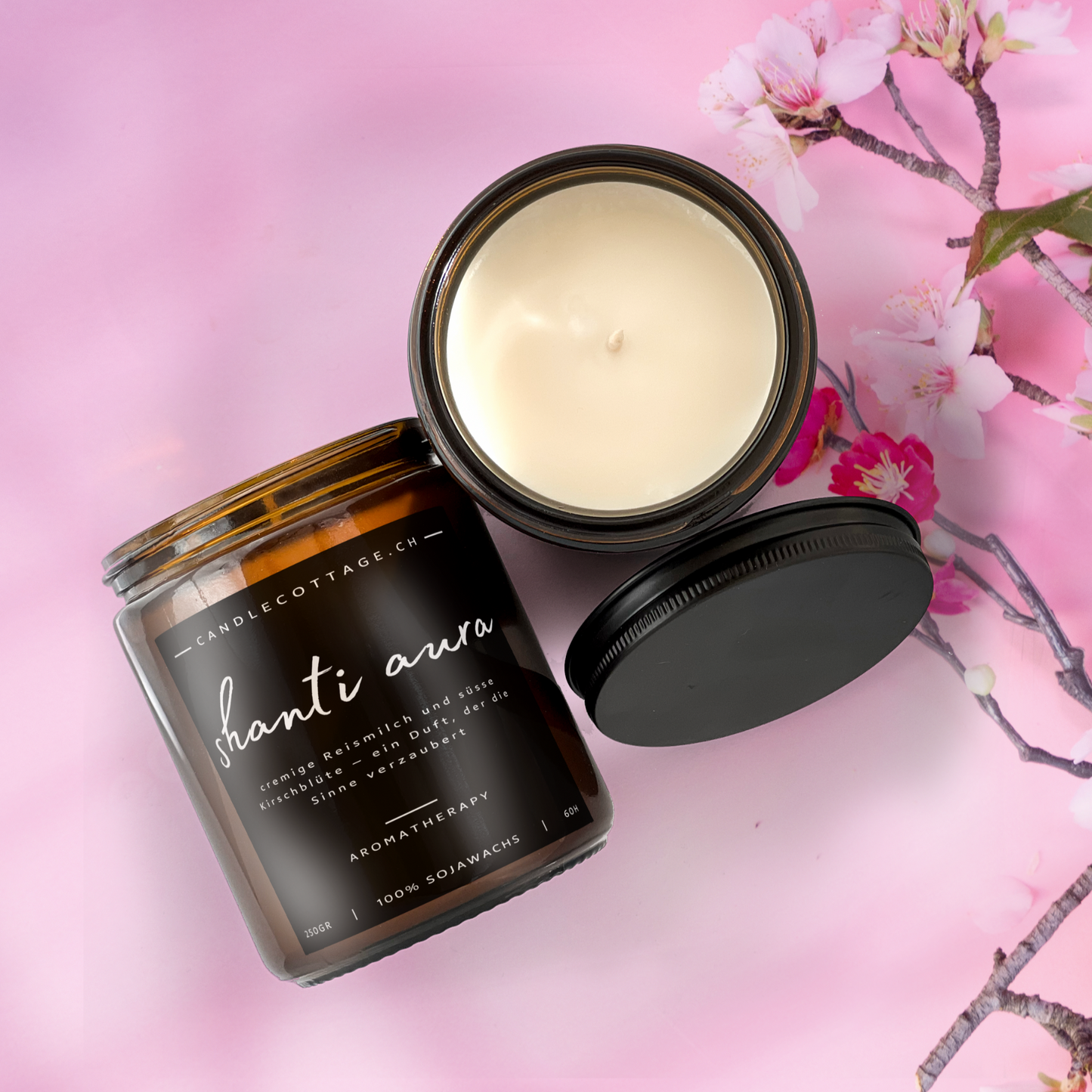 SHANTI AURA Wellness Kerze 250g