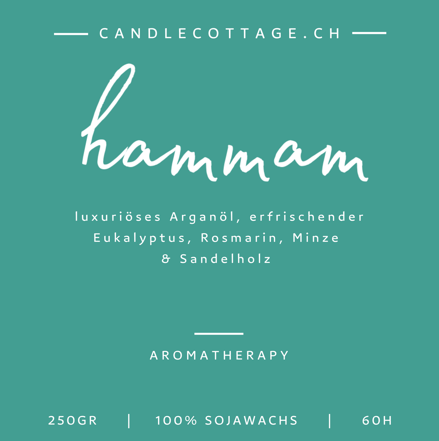 HAMMAM Wellness Kerze 250g