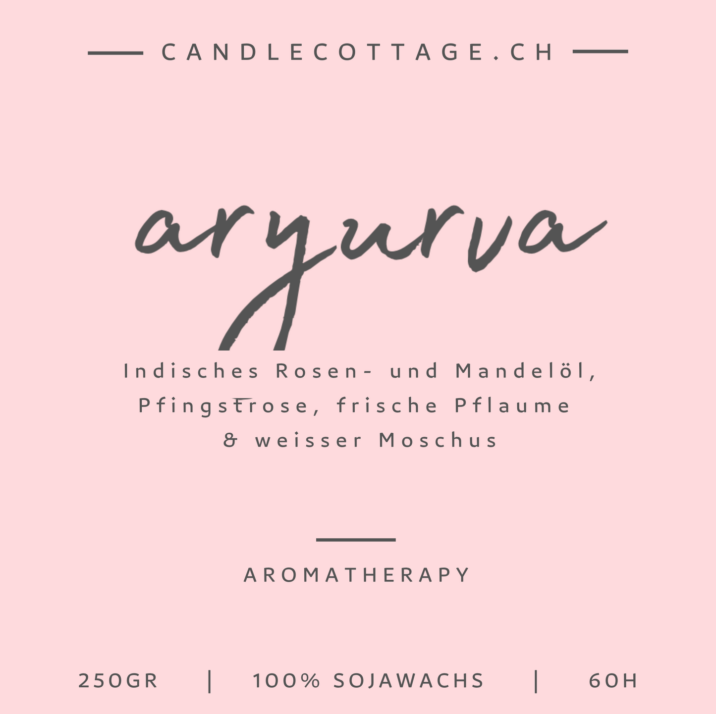Ayurva Wellness Kerze 250g