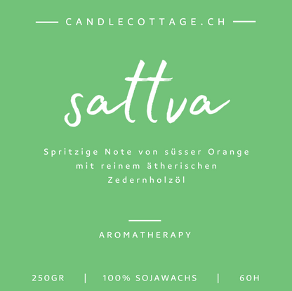 SATTVA Wellness Kerze 250g