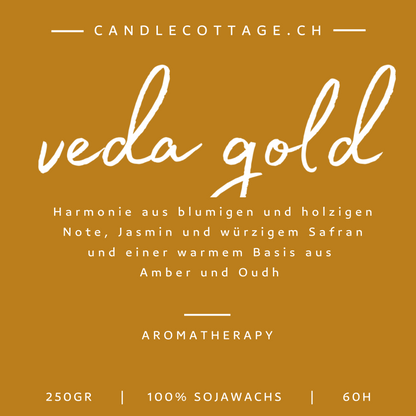 VEDA GOLD luxuriöser Wellnessduft 250g