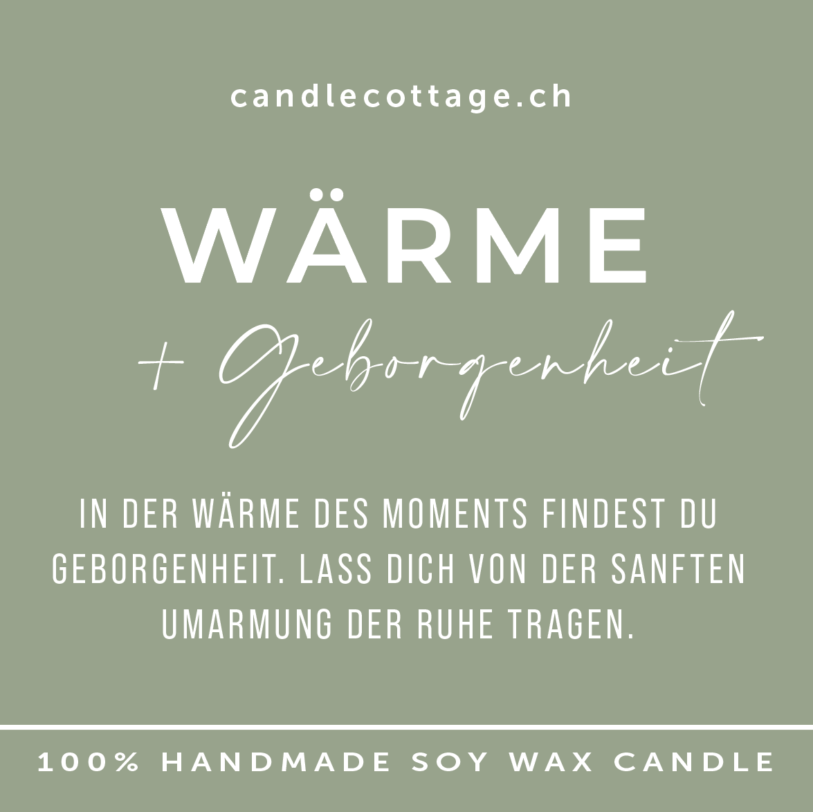 Duftkerze Wärme