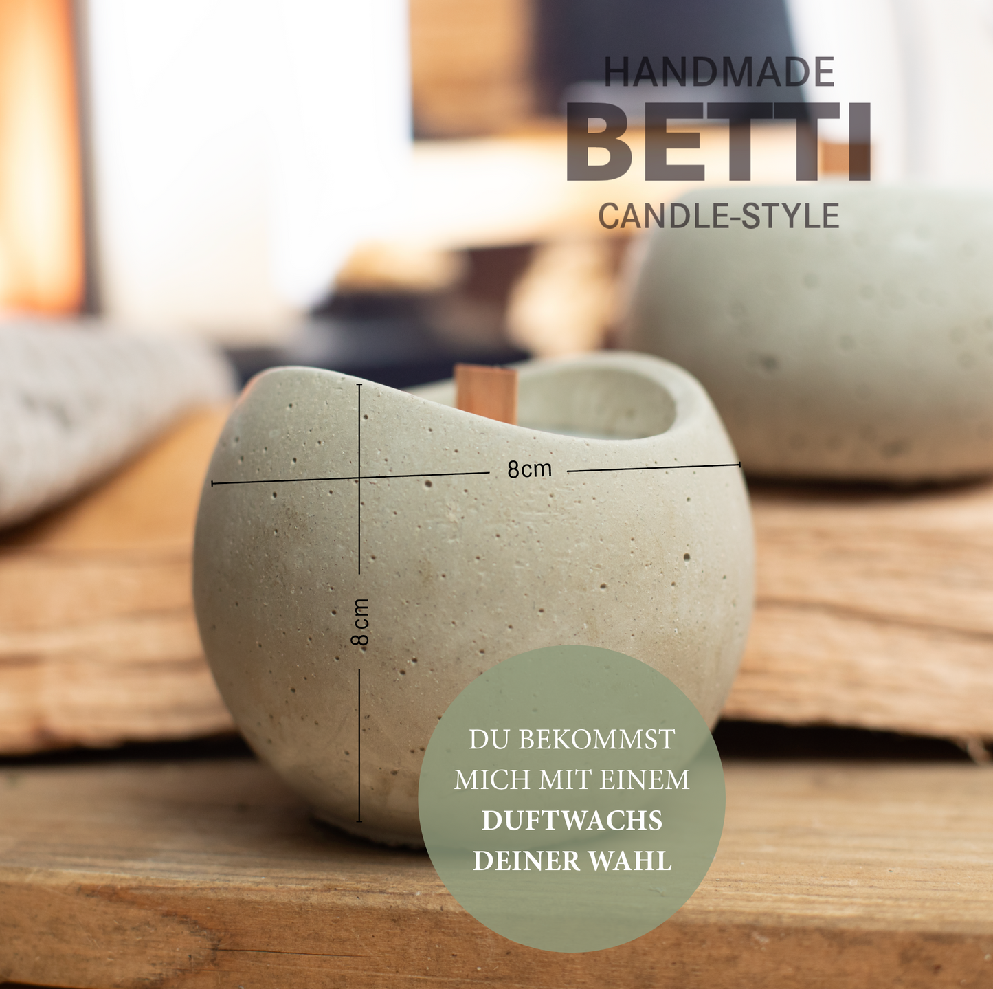 Duftkerze BETTI Cozy Round